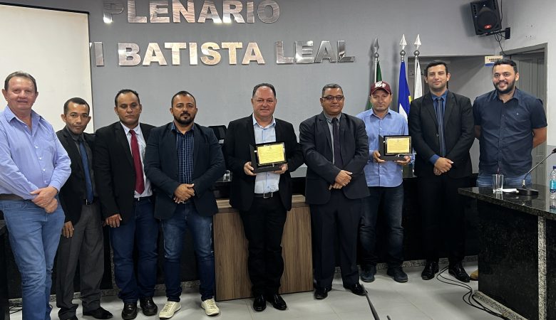 Deputado estadual eleito Pedro Fernandes é homenageado pela Câmara de Cujubim