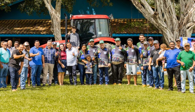 Trator e implementos fortalecem produção rural em Machadinho do Oeste com emenda do deputado Pedro Fernandes