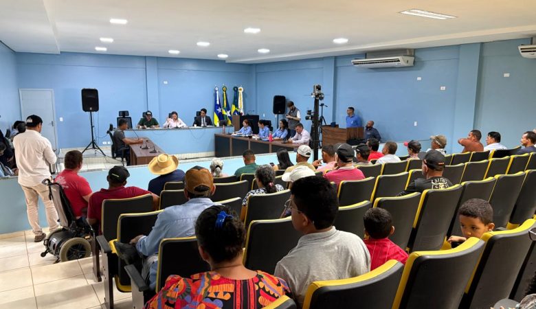 Deputado Pedro Fernandes apresenta requerimentos durante reunião da CPI do Leite em Machadinho do Oeste 